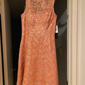 Aidan Mattox sleeveless short dress pink